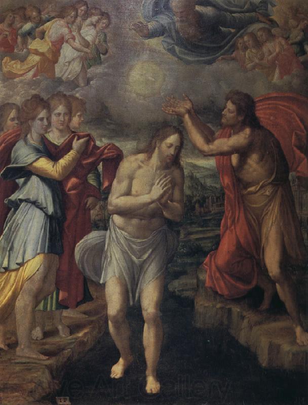 Juan Fernandez de Navarrete Baptism of Christ Germany oil painting art
